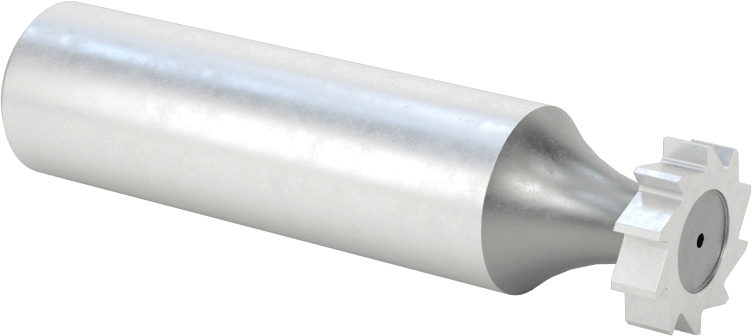Anahtar Yuvası Uçlu Freze, Yüksek Hızlı Çelik, 1/2“ Çap x 1/8” Kalınlığında Freze