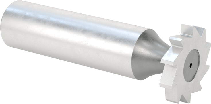 Anahtar Yuvası Uçlu Freze, Yüksek Hızlı Çelik, 3/4“ Çap x 1/8” Kalınlık Freze