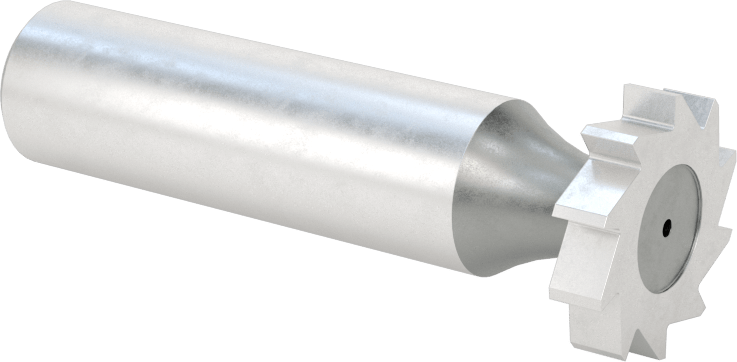 Anahtar Yuvası Uçlu Freze, Yüksek Hızlı Çelik, 3/4“ Çap x 5/32” Kalınlık Freze