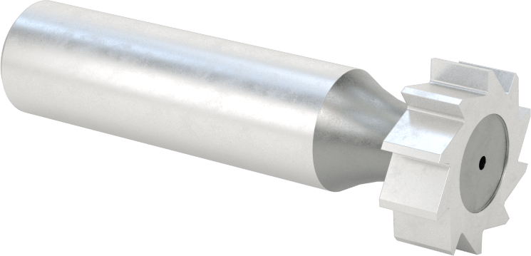 Anahtar Yuvası Uçlu Freze, Yüksek Hızlı Çelik, 3/4“ Çap x 1/4” Kalınlıkta Freze