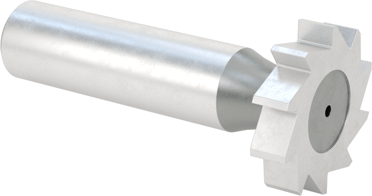 Anahtar Yuvası Uçlu Freze, Yüksek Hızlı Çelik, 1“ Çap x 7/32” Kalınlık