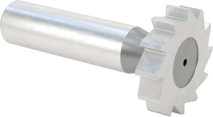 Anahtar Yuvası Uçlu Freze, Yüksek Hızlı Çelik, 1-1/8“ Çap x 1/4” Kalınlıkta Freze