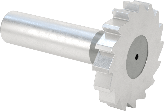 Anahtar Yuvası Uçlu Freze, Yüksek Hızlı Çelik, 1-1/2“ Çap x 1/4” Kalınlıkta Freze