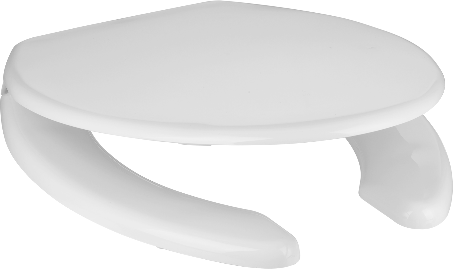 Tuvalet Kapağı, Uzatılmış Kase için, 18-1/2" Uzunluk, 14-1/4" Genişlik