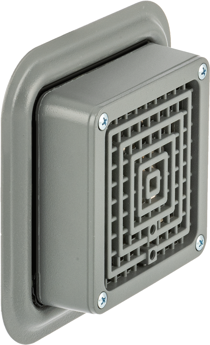 Yıkanabilir Buzzer, Panel Montajı, 120V AC, 0,22 Amper @ 120V AC Akım