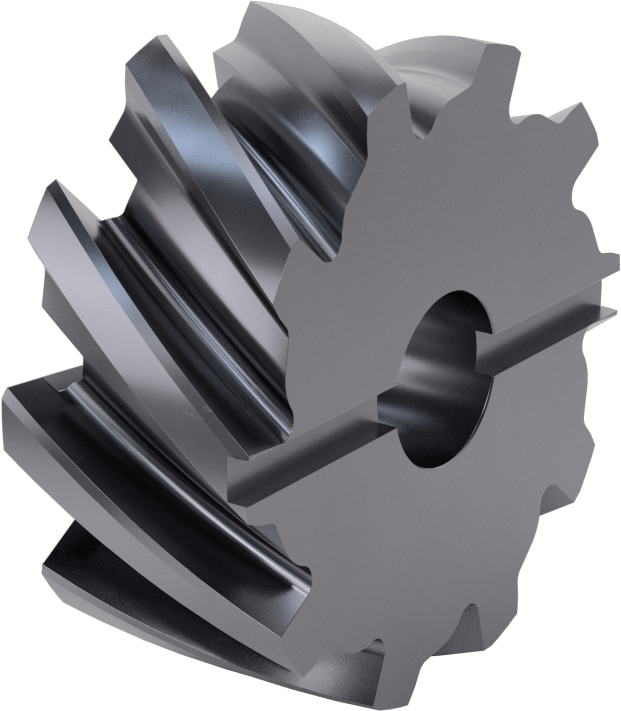 Yüzey Freze Bıçağı, AlTiN Kaplamalı Yüksek Hızlı Çelik, 1-5/8" Freze Kalınlığı, 2-3/4" Freze Çapı