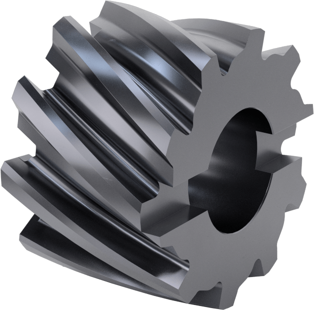 Yüzey Freze Bıçağı, AlTiN Kaplamalı Yüksek Hızlı Çelik, 1-1/2" Freze Kalınlığı, 2-1/4" Freze Çapı