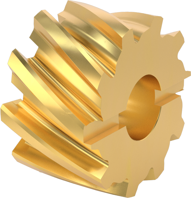 Yüzey Freze Bıçağı, TiN Kaplamalı Yüksek Hızlı Çelik, 1-5/8" Freze Kalınlığı, 2-3/4" Freze Çapı
