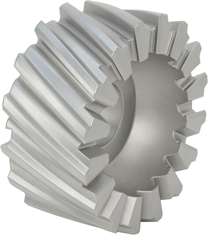 Yüzey Freze Bıçağı, Kobalt Çelik, 2-1/4" Freze Kalınlığı, 5" Freze Çapı, 16 Diş