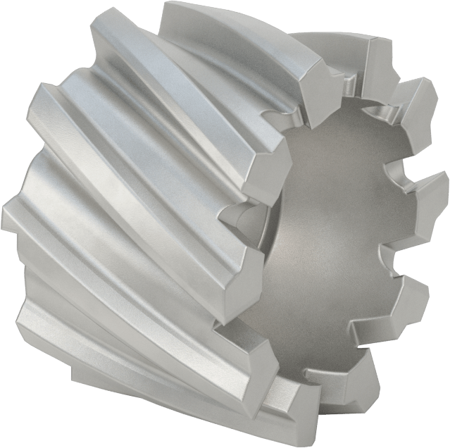 Yüzey Freze Bıçağı, Kobalt Çelik, 1-5/8" Freze Kalınlığı, 2-1/2" Freze Çapı
