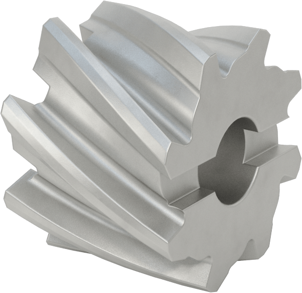 Yüzey Freze Bıçağı, Kobalt Çelik, 1-1/8" Freze Kalınlığı, 1-1/2" Freze Çapı