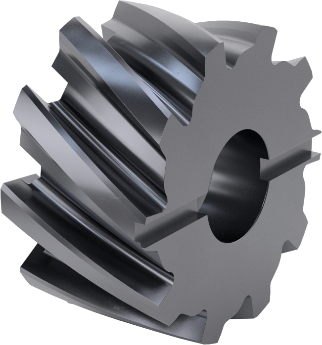 Yüzey Freze Bıçağı, AlTiN Kaplamalı Kobalt Çelik, 1-7/8“ Kalınlık x 3-1/2” Çaplı Freze