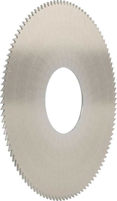 Pürüzsüz Yüzeyli Dilme Testere, 0,014 inç Kalınlık, 1-1/2“ Çaplı, 1/2” Mil Deliği