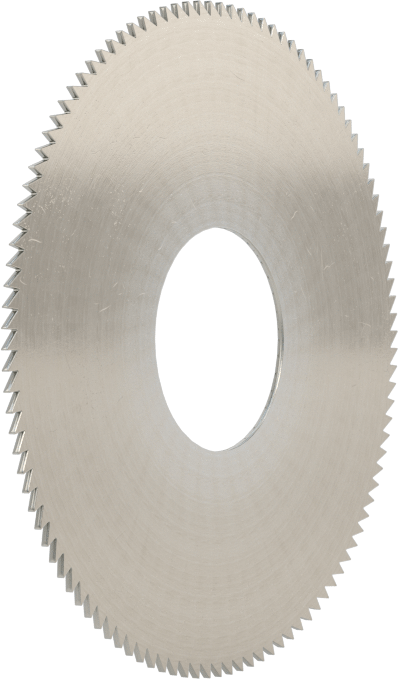 Pürüzsüz Yüzeyli Dilme Testere, 0,016 inç Kalınlık, 1-1/2“ Çaplı, 1/2” Mil Deliği
