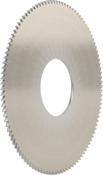 Pürüzsüz Yüzeyli Dilme Testere, 0,025 inç Kalınlık, 1-1/2“ Çaplı, 1/2” Mil Deliği