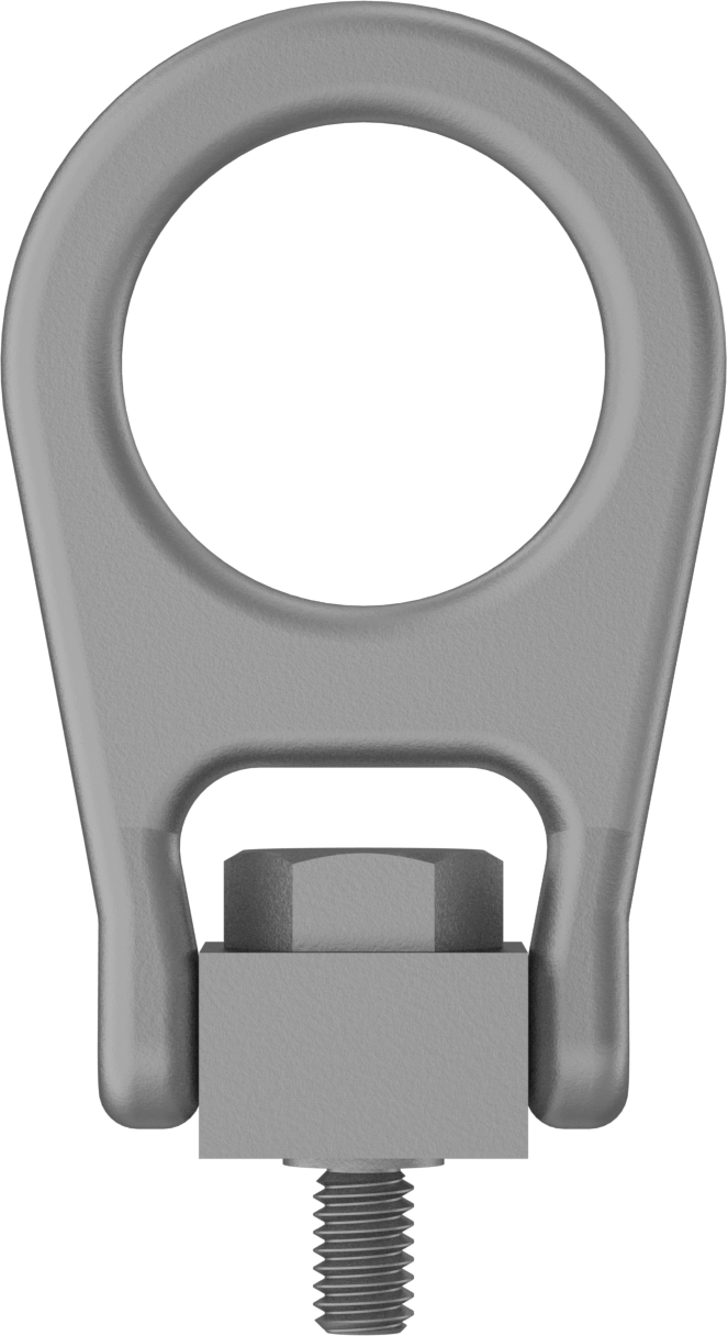 Kaldırma için Kaldırma Halkası, Dövme Çelik, 5/16"-18 Diş Boyutu, 1/2" Diş Uzunluğu