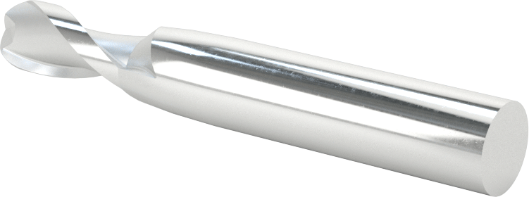 Kaplamasız Yüksek Hızlı Çelik Küresel Freze, 2 Yiv, 5/16" Freze Çapı, 2-1/2" Toplam Uzunluk