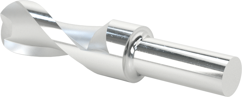 Kaplamasız Yüksek Hızlı Çelik Küresel Freze, 2 Yiv, 3/4" Freze Çapı, 3-5/8" Toplam Uzunluk