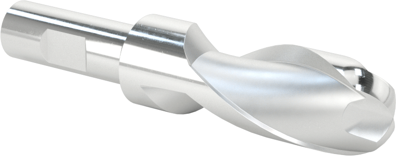 Kaplamasız Yüksek Hızlı Çelik Küresel Freze, 2 Yiv, 3/4" Freze Çapı, 3-5/8" Toplam Uzunluk