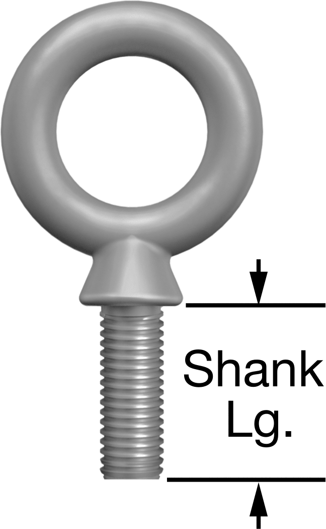 Düşük Sıcaklıklı Halka Cıvata, Omuzlu, 1-1/2"-6 Diş Boyutu