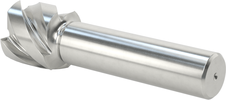 Kaplamasız Kare Uçlu Freze, Kobalt Çelik, 4 Kanallı, 3/4" Freze Çapı, 2-5/8" Toplam Uzunluk