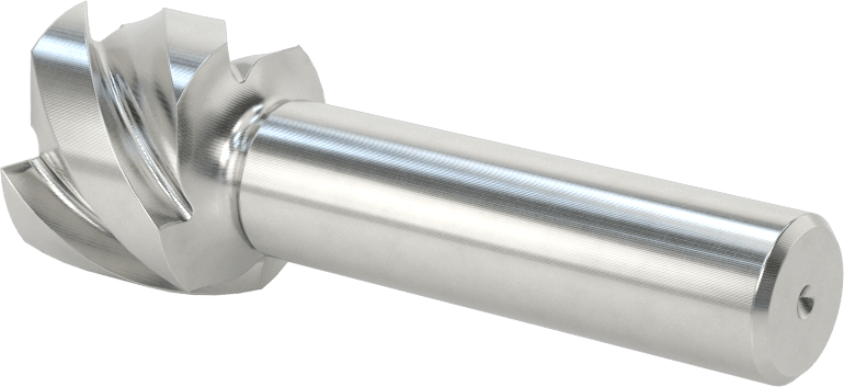 Kaplamasız Kare Uçlu Freze, Kobalt Çelik, 4 Kanallı, 7/8" Freze Çapı, 2-5/8" Toplam Uzunluk