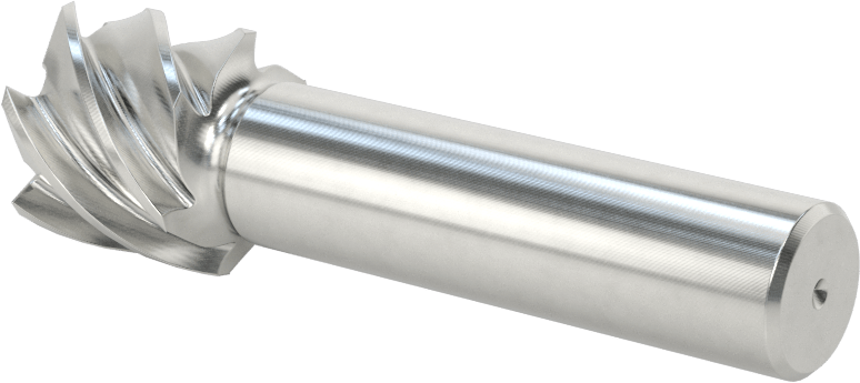 Kaplamasız Kare Uçlu Freze, Kobalt Çelik, 6 Yivli, 3/4" Freze Çapı, 2-5/8" Toplam Uzunluk