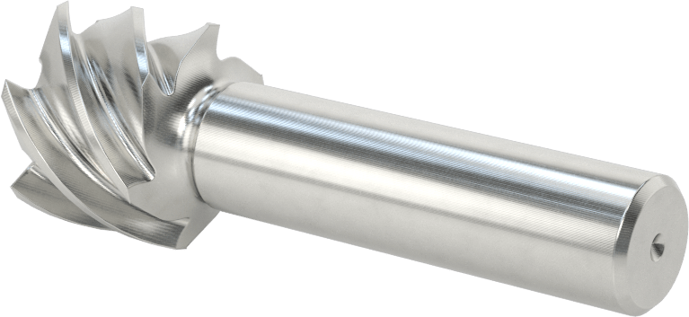 Kaplamasız Kare Uçlu Freze, Kobalt Çelik, 6 Yivli, 7/8" Freze Çapı, 2-5/8" Toplam Uzunluk