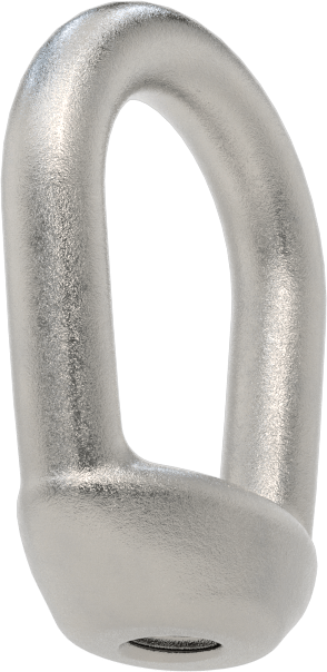 316 Paslanmaz Çelik Oval Gözlü Somun - Kaldırma için, 1/4"-20 Diş Boyutu
