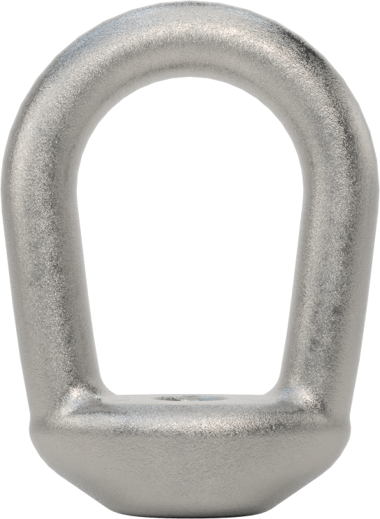 316 Paslanmaz Çelik Oval Gözlü Somun - Kaldırma için, 1/4"-20 Diş Boyutu