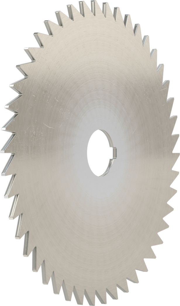 Yüksek Hızlı Çelik Dilme Testere, 1/8" Kalınlık, 8" Freze Çapı, 48 Diş, 1-1/4" Mil Deliği Çapı
