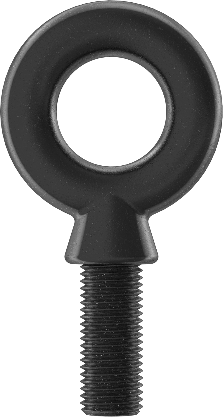 Düşük Görünürlüklü Halka Cıvata, Omuzlu, 1-1/4"-7 Diş Boyutu, 3" Diş Uzunluğu