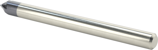 Karbür Pah Kırma Freze, TiAlN Kaplamalı, 4 Kanallı, 60 Derece Kesim, 1/8" Freze Çapı