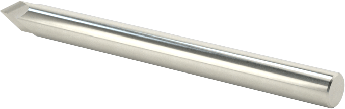 Karbür Pah Kırma Freze, Kaplamasız, 2 Yiv, 60 Derece Kesim, 1/8" Freze Çapı