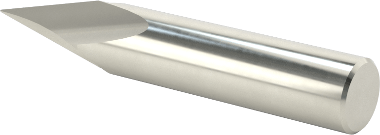 Karbür Pah Kırma Freze, Kaplamasız, 2 Yiv, 30 Derece Kesim, 1/2" Freze Çapı