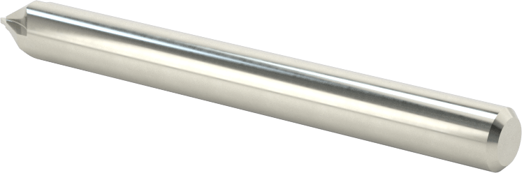 Karbür Pah Kırma Freze, Kaplamasız, 4 Kanallı, 60 Derece Kesim, 1/4" Freze Çapı