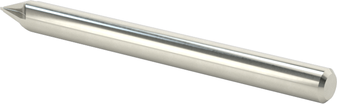 Karbür Pah Kırma Freze, Kaplamasız, 4 Kanallı, 40 Derece Kesim, 1/8" Freze Çapı