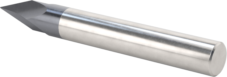 Karbür Pah Kırma Freze, TiAlN Kaplamalı, 2 Yiv, 40 Derece Kesim, 5/16" Freze Çapı