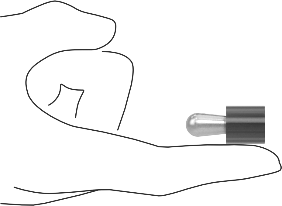 Sızdırmaz Yaylı Yerleştirme Pimi, 16 mm Gövde Çapı x 16 mm Gövde Uzunluğu