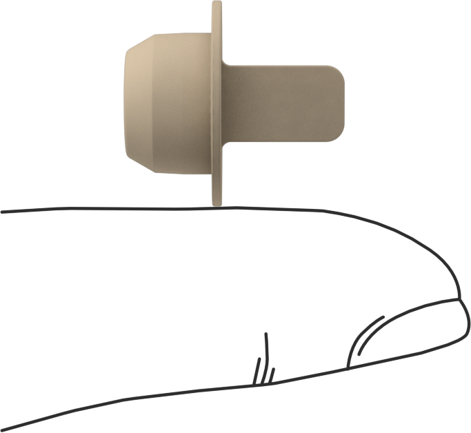 Çekme Tırnağı Açma Tapaları, 1/2" İç Çap için