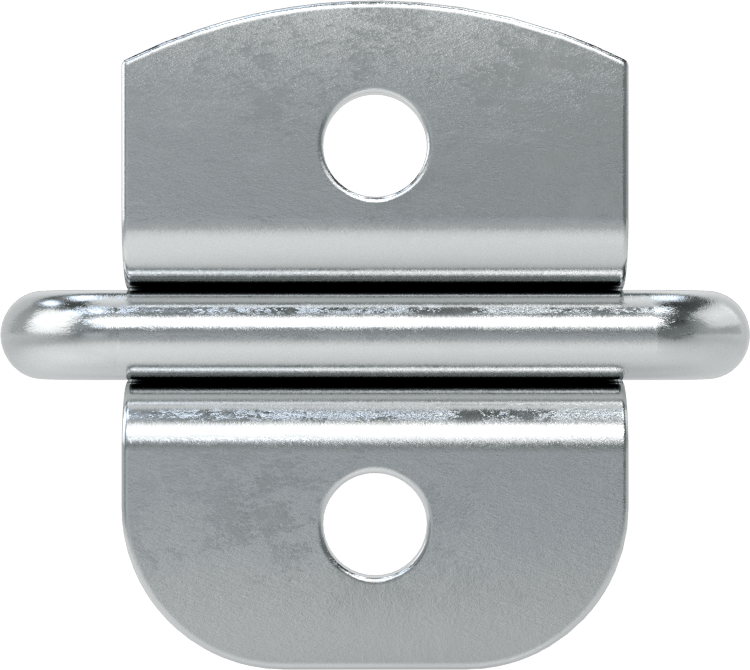 Bağlantı Halkası, Çinko Kaplı Çelik, 1000 lbs. Kapasite, 1-3/8" Yüksek İç Halka