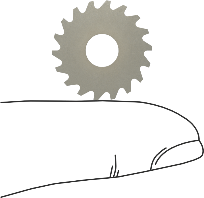 Karbür Dilme Testeresi, 1/16" Kalınlık, 3/4 inç Çap