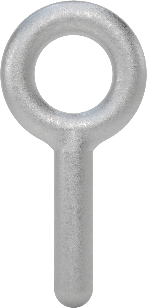 Dişsiz Çelik Yönlendirme Halka Cıvatası, Omuz Yok - Kaldırma İçin Değil, 3/4“ Çap x 3” Uzunluk Şaft