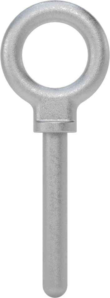 Dişsiz Çelik Yönlendirme Halka Cıvatası, Kaldırma için Omuz Yuvası, 3/8“ Çap x 2-1/2” Uzunlukta Şaft