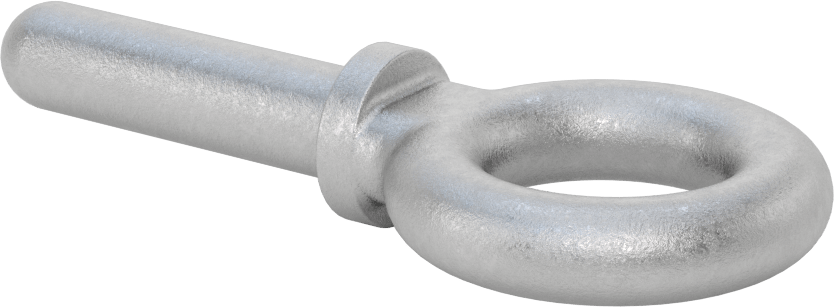 Dişsiz Çelik Yönlendirme Halka Cıvatası, Kaldırma için Omuz Yuvası, 3/4“ Çap x 3” Uzunluk Şaft