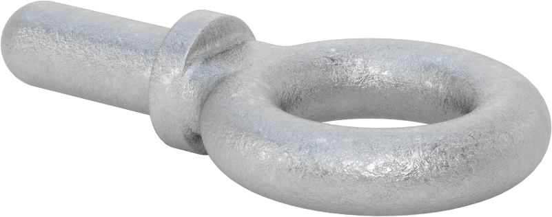 Dişsiz Çelik Yönlendirme Halka Cıvatası, Kaldırma için Omuz Yuvası, 7/8“ Çap x 2-1/4” Uzun Şaft