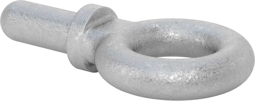 Dişsiz Çelik Yönlendirme Halka Cıvatası, Kaldırma için Omuz Yuvası, 1-1/8“ Çap x 2-3/4” Uzunlukta Şaft