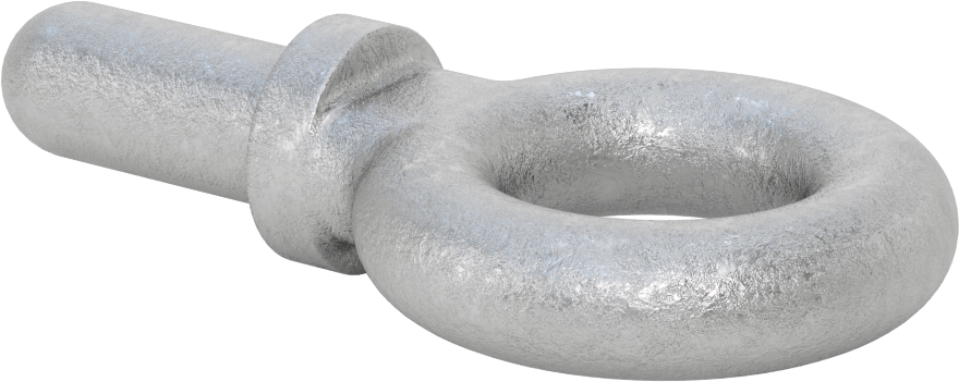 Dişsiz Çelik Yönlendirme Halka Cıvatası, Kaldırma için Omuz Yuvası, 1-1/4“ Çap x 3” Uzun Şaft