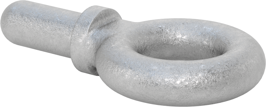 Dişsiz Çelik Yönlendirme Halka Cıvatası, Kaldırma için Omuz Yuvası, 1-1/2“ Çap x 3-1/2” Uzunlukta Şaft