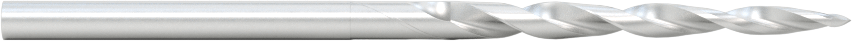 Ahşap Vidaları için Yüksek Hızlı Çelik Matkap Ucu, 1/8" Boyut, 2-3/4" Toplam Uzunluk